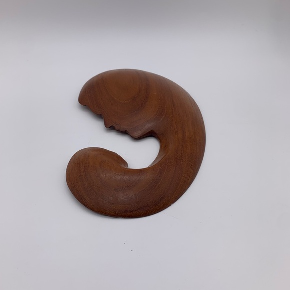 Vtg. Retro Hand Carved Madonna Mother & Child Sculpture Wall Hanging Italian Art - Picture 4 of 7